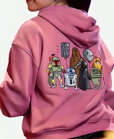 Star Wars Pink Zip Up Hoodie