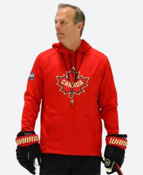 Jon Cooper Canada 2025 Red Hoodie