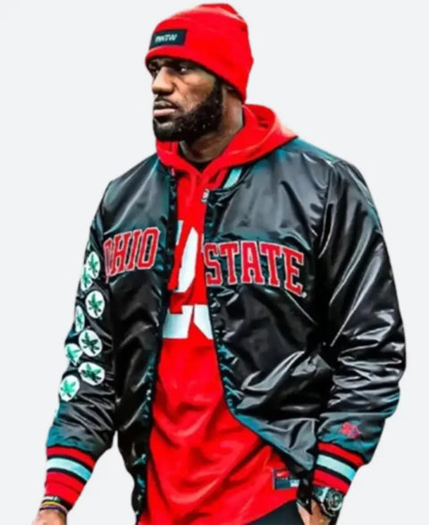 Lebron James Ohio State Buckeyes Varsity Jacket