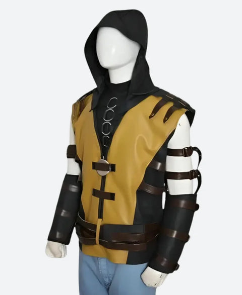 Mortal Kombat X Scorpion Leather Jacket