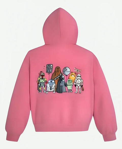 Star Wars Pink Zip Up Hoodie