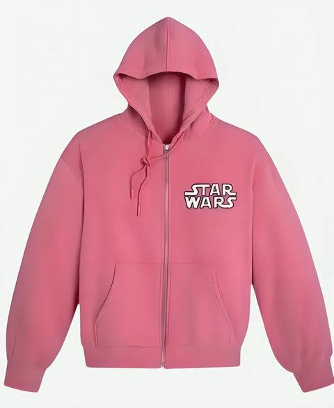 Star Wars Pink Zip Up Hoodie