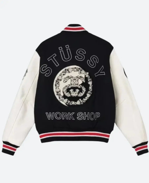 Stussy x Denim Tears Varsity Jacket