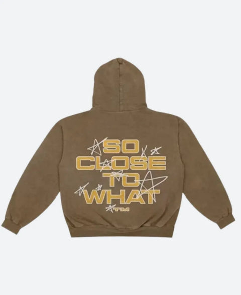 Tate Mcrae Stars Brown Hoodie