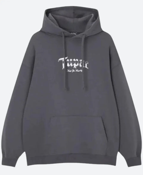 Grey Tupac Hoodie