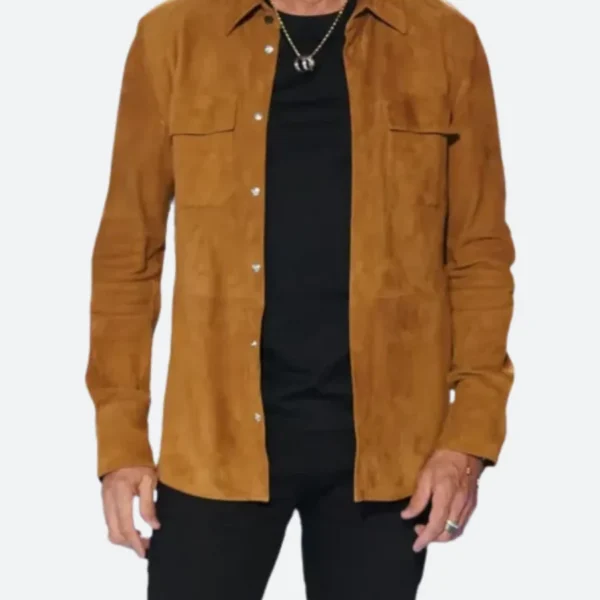 American Idol S22 Lionel Richie Suede Leather Jacket