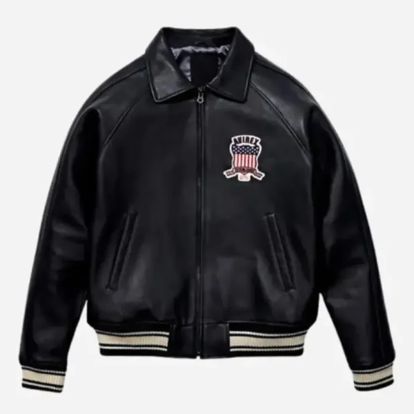 Avirex Leather Bomber Jacket