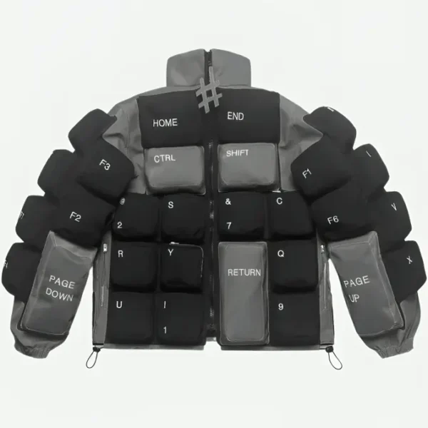 Christine Quinn Keyboard Puffer Jacket