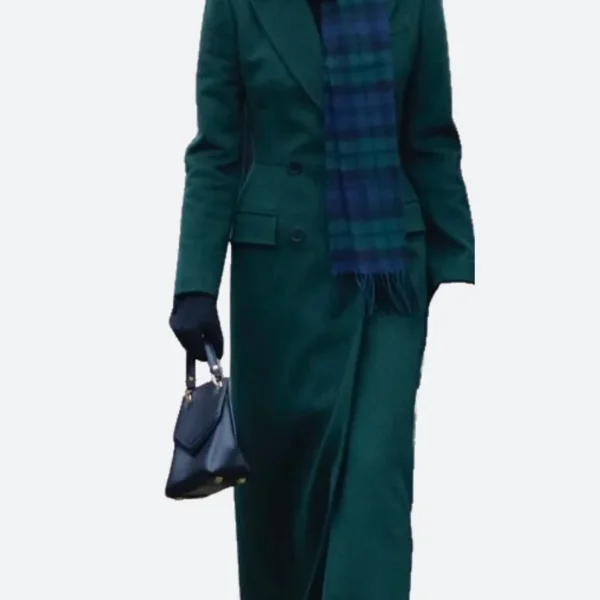 Christmas Service Kate Middleton Trench Coat