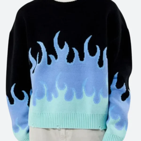 Cobra Kai S06 Eli Moskowitz Flame Sweatshirt