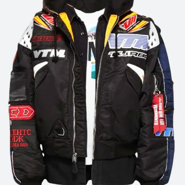 Elite Vetements X Alpha Industries Hooded Racing Jacket
