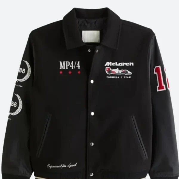 Abercrombie Mclaren F1 Black Jacket