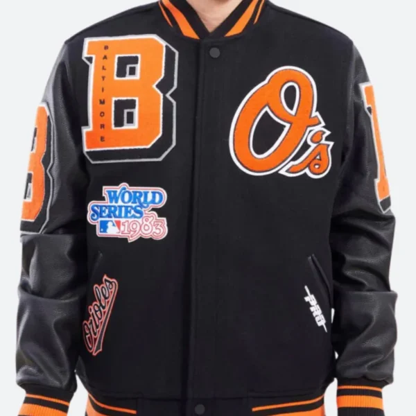 Baltimore Orioles Letterman Varsity Jacket