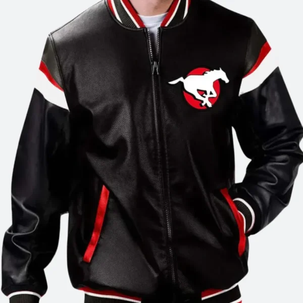 Calgary Stampeders Leather Jacket