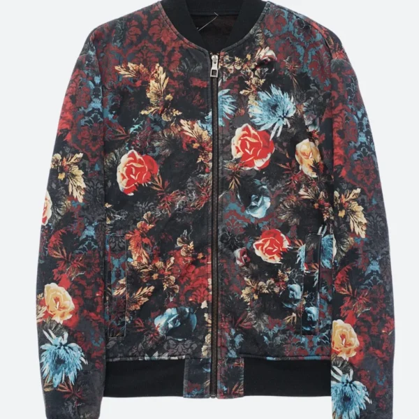 Good Morning America Will Ganss Floral Bomber Jacket