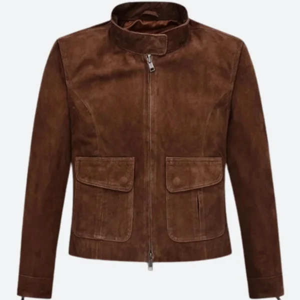 Mission Impossible Grace Suede Leather Jacket