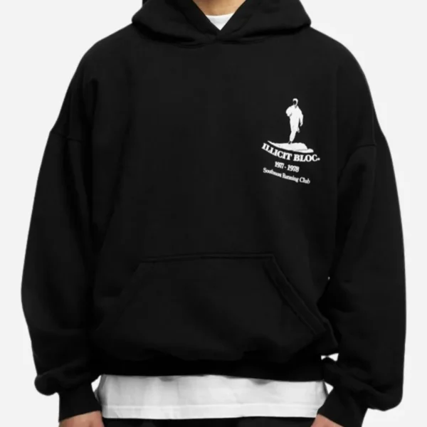 Illicit Bloc Pullover Black Hoodie
