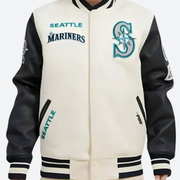 Seattle Mariners Letterman Varsity Jacket