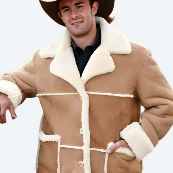 Suede Leather Shearling Jacket