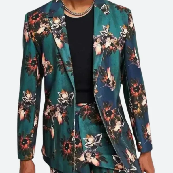 The Kelly Clarkson Show Kal Penn Floral Blazer