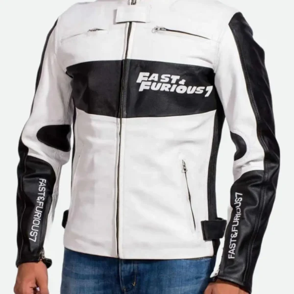 Vin Diesel Fast And Furious 7 Motorcycle Jacket