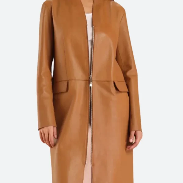 Virgin River S06 Melinda Monroe Leather Trench Coat