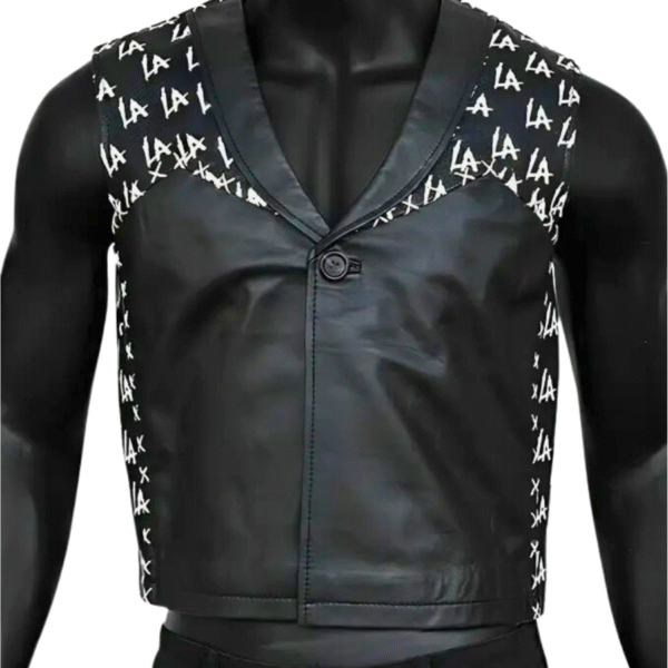 WWE LA Knight Leather Vest