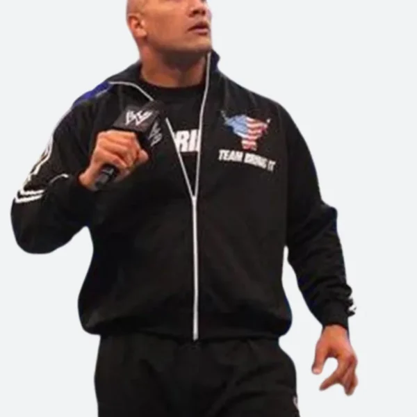 WrestleMania Dwayne Johnson Team Bring It Tracksuit