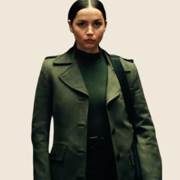 Ballerina 2025 Ana de Armas Trench Coat