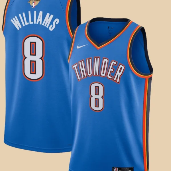 OKC Thunder Jalen Williams Blue Jersey